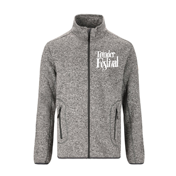 Tønder Festival Strik Fleece TF logo  - Unisex - Grå
